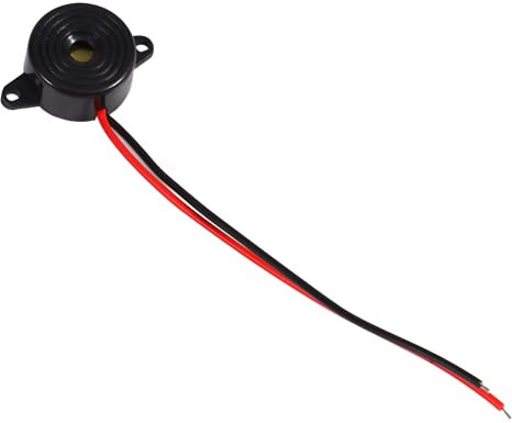 3-24V Piezo Elektronischer Ton Summer Alarm Aktiver Summer Dauerton 85 bis 95 Dezibel 12VDC Kabellänge 100mm