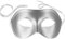 dressforfun 900883 Venezianische Maske für Damen Herren, einfarbige Augenmaske, matte Maskerade Maske für Kostüm Fasching Karneval Halloween Party Ball Oper - diverse Farben - (silber |Nr. 303535)