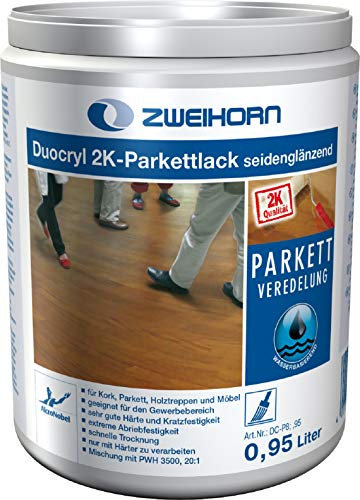 Zweihorn Duocryl 2K-Parkettlack DC-P 8 seidenglänzend (0,94 Liter)