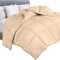 Utopia Bedding Steppdeckeneinlage – Gesteppte Bettdecke mit Ecklaschen – Gesteppte Alternative Steppdecke (Doppelbett, Beige)