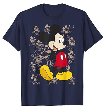 Disney Mickey And Friends Mickey Mouse Portrait Overlay Camiseta