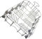 Cesta inferior original Lavavajillas 480140101505 Whirlpool