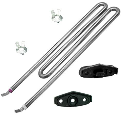 Barre de chauffage 2100 W 230 V compatible avec le fer chauffant Miele 6260482/6260483 pour élément chauffant pour machine à laver