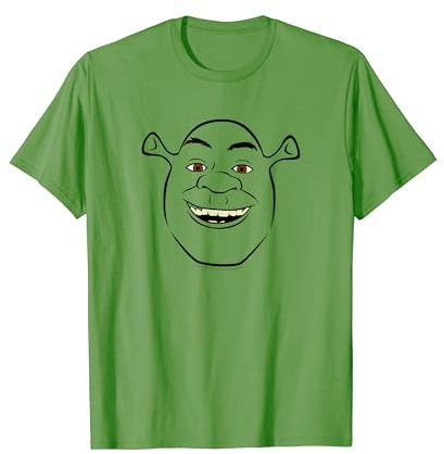 Shrek Big Face Outline T-Shirt