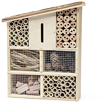 Insektenhotel „Müritz“ Insektenhaus Nisthilfe Bienenhaus Nadelholz Bambus groß