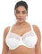 Elomi Women's El4111 Full Coverage Bra, Opaque, White/Opulent Garden, 36HH