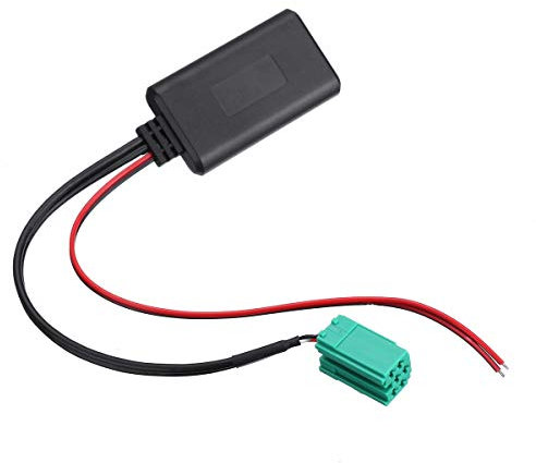 YONGYAO Adaptateur Bluetooth pour Voiture Câble AUX Radio stéréo pour Renault Clio Kangoo Megane Scenic 2005-2011 12V