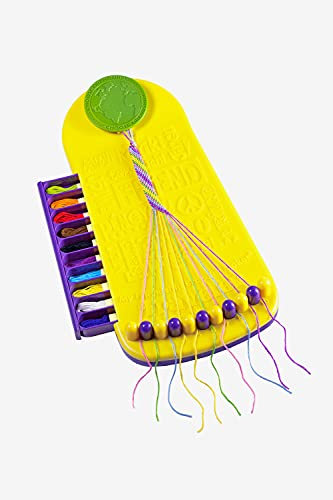 DMC - Tisseur - Coffret de voyage pour réaliser des bracelets brésiliens - My Friendship Bracelet Maker Traveler | Fils et instructions inclus, enfants à partir de 8 ans | Idée cadeau