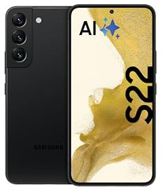 Samsung F-MS901BZKDAMZ Galaxy S22, Android Smartphone, 4.500 mAh Akku, 128 GB/8 GB RAM, Inklusiv 36 Monate Herstellergarantie, Phantom Schwarz, 6.6 Zoll Dynamic Amoled Display