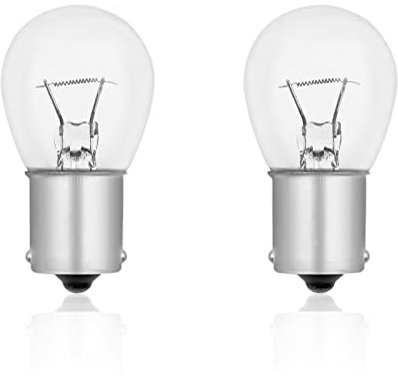 2 Stück Glühbirne Ba15s 18W 32V, Dimmbar, 2700K Warmweiß, 100Lumen, S25 Standardform, für Anzeige, Signallampe, Bremslicht, Nebenschlussleuchte