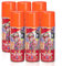 Pack 6 Laca de Pelo Color Naranja 125ml - Spray Colores para Cabello Rápida coloración, Lavable