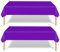 2Pcs Dark Purple Party Tablecloth Decorations for Birthday, Disposable Table Cloth, Table Covers, Dining Tablecover for Indoor or Outdoor Kid Wedding Birthday Picnic Party Decorations