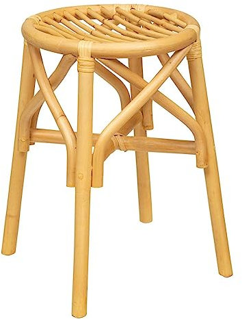 Atmosphera - Tabouret Aoni en rotin 31x31cm