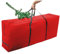 Pelle & Sol Christmas Tree Storage Bag - Fits Up to 9ft Christmas Tree Bag - Christmas Tree Storage Bag 9ft with Handles - Christmas Decorations, Xmas Tree Storage Bags, Christmas Tree Bag (Red)