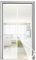 Zanzariera Magnetica Porta Finestra 150x240 Bianco, Protezione dalle Zanzare con Zanzariere Porta Finestra Magnetica