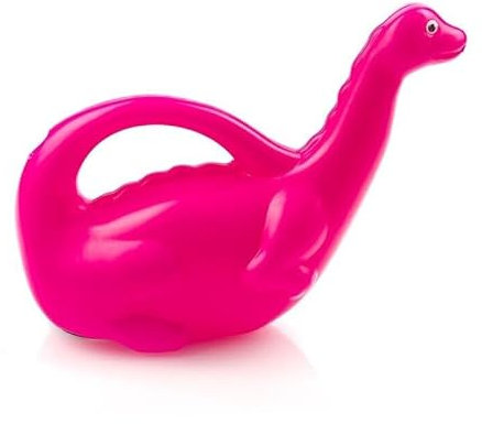 DTP-SOFT Gießkanne Dinosaurier 1,4L Bewässerung Blumensprühgerät Gartenarbeit Kinder (Rosa), B-015
