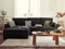Bestmobilier Dellia – Ecksofa beidseitig montierbar mit Schlaffunktion – mit Bettkasten – aus Cord – 4-Sitzer Anthrazitgrau