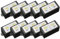 rhinocables RJ45 Cat 6 Gigabit Inline Punchdown Krone Coupler Joiner for Ethernet Cables (10, Black)