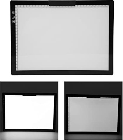 Tracing Light Pad, 6 Stufen der Helligkeitsanpassung, Wiederaufladbare Tracing Light Box, LED Light Board, für Künstler, Zeichnen, Skizzieren