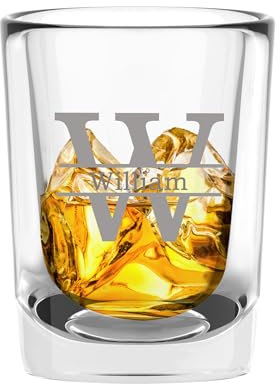 Pekdi Vasos de chupito personalizados Vasos de chupito de whisky personalizados, Vasos de chupito con monograma grabado, Vasos de chupito de padrinos de boda