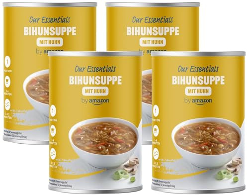 by Amazon Bihunsuppe mit Huhn, 400g (Packung mit 4)