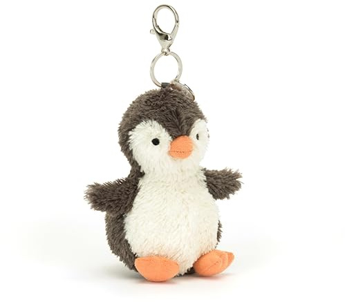 Jellycat - Peanut Penguin Pendant, 11.9cm, Bird Plush Keychain, Excellent Gift Idea, Peanut Penguin, Peanut Penguin, Peanut Penguin