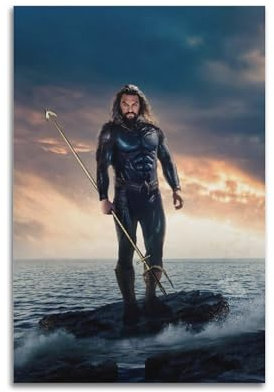 FUCIIhUUN Filmposter, Motiv: Aquaman und das verlorene Königreich, dekorative Malerei, Leinwand, Wandposter und Kunstdruck, moderne Familienschlafzimmer-Dekoration, Poster, 20 x 30 cm