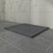 Aquariss SMC Slate Effect Shower Enclosure Tray 1000x800mm Rectangular Wetroom Shower Base Anthracite
