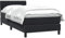 vidaXL Boxspringbett mit Matratze Schwarz 90x210 cm Samt
