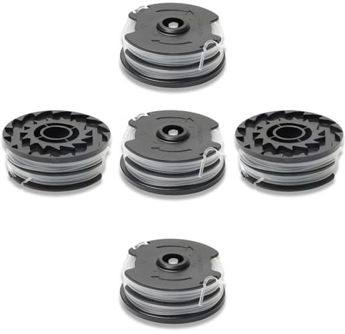Bobines de fil de rechange pour coupe-bordure,5 Bobine pour coupe,Compatible avec Parkside 20-Li PRT 50 PRT 300 PRT 550 Tondeuse à gazon,Bobine pour coupe
