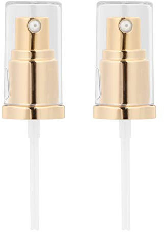 minkissy 2 Stück Foundation Pump Universal Make Up Pumpspender Ersatz 0. 9 ″ Kunststoff Golden Press Pumpenkopf Für Foundation Dw Control Kosmetische Flüssigkeitsmenge