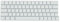 Kfwfuaee 64Key Capo Chiave Vuota Spessore PBT Bianco Tasto Per Giochi Tastiera Meccanica Minimalista Bianco Cappuccio Set