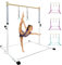 HomeSun Gymnastikstange für Kinder Robuste Kip Bar mit Ringen horizontale Turnreck für Heimtraining Höhenverstellbar 90-150cm Trainingsgerät bis 100 kg Alter 3-15