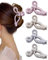 WELROG 4 Stück Haarklammer Damen Elegante Haarspangen mit Schleife Haarklammer Groß Dickes Haar Hair Clips for Women