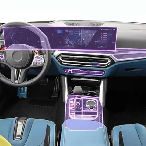 JIELIOP Autolack Schutzfolie TPU HD Folie Kratzschutz Innenraum Aufkleber für BMW M2 G87 2023-2024