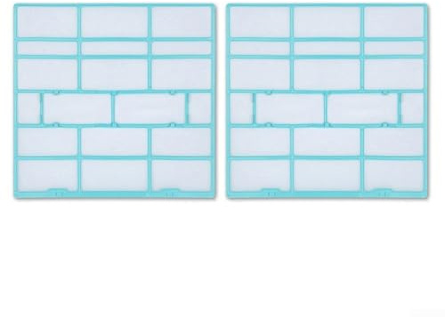 Feeshoppher Air Conditioner Filter Screen 2Pcs Indoor Air Conditioner Dust Screen Protective Filter Mesh System for Split Type AC Unit Ventilation Filtration Accessories(30 * 29)