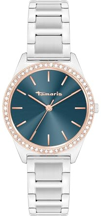 Tamaris Damenuhr - Kleine, Sportlich-Elegante Armbanduhr 30mm