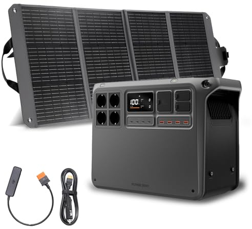 DJI Power 2000 stazione di alimentazione portatile, batteria LFP da 2048 Wh, uscita stabile da 3000 W, ricarica da 0% a 80% in 45 minuti, generatore elettrico per casa, campeggio e camper