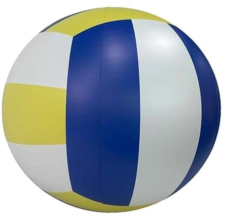 Baoblaze Ballon de Plage Gonflable de Volley-Ball, imperméable et épais, énorme Jouet de Piscine d'été, Diamètre 80 Cm