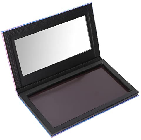 Naroote Palette per Trucco Vuota per Ombretti Palette Magnetica Professionale Fai-te Esposizione Perfetta per Viaggi e Uso Quotidiano con Specchio per Appassionati di Bellezza, Donne, 7,3 X 4,1