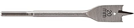 wolfcraft Broca de pala, vástago hexagonal, Ø 20 mm I 7638000 I Para taladrar agujeros en madera