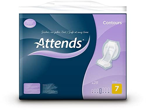 Attends Contours Regular 7 Pads 28 Stück