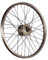 20 Zoll Vorderrad Alufelge/Shimano Nabendynamo DH-C3000-3N - Silber