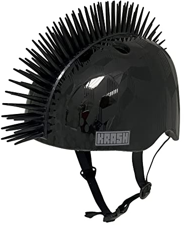 Krash Cube Hurt Hawk Helmet, Youth 8+ Years, Black, One Size