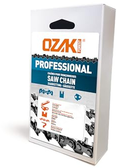 - Greenstar 1168 Ozaki Kette semi-eckig, 3/8 1,3 mm, 40, Treibglieder