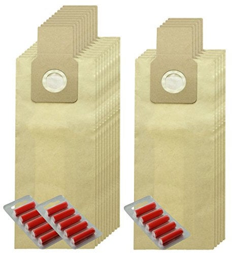 SPARES2GO Paper Dust Bags for PANASONIC Vacuum Cleaner (Pack of 15 + Air Fresheners)