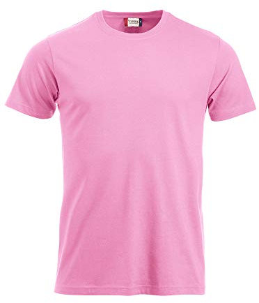 CliQue New Classic T-Shirt, Rosa (Rosa Acceso), 3XL Uomo