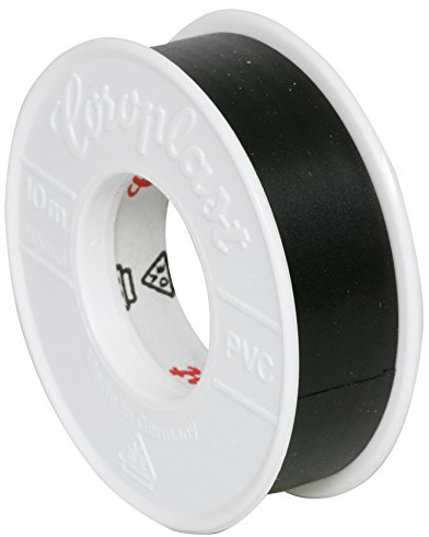 Coroplast Isolierband, Elektrikerband Schwarz (5)