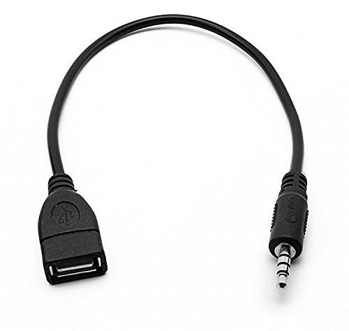 Câble Jack 3.5mm St o Audio Mâle Vers USB 2.0 Femelle Adaptateur (21 cm)