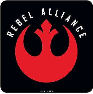 Star Wars Coaster Rebel Alliance Case (6) Half Moon Bicchieri Boccali